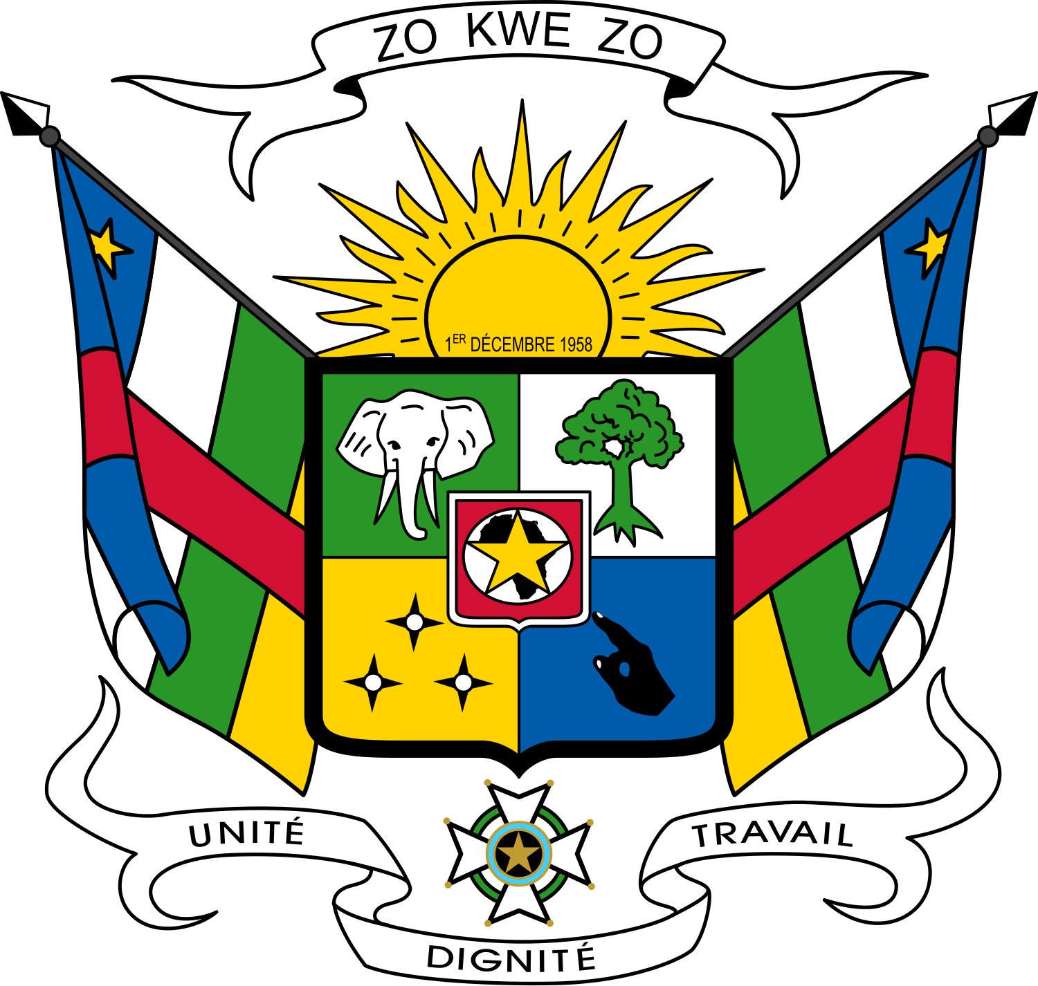 Armoiries de la République centrafricaine